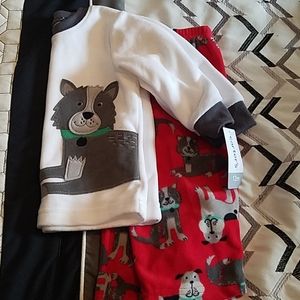 12 month fleece pjs
